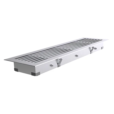 Aluminium-Lineargitter Typ AK700 mit schmalem Rahmenrand