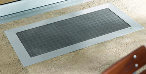 rotec GitterSafe Lichtschachtabdeckung mit feinmaschigem Gewebe und Aluminiumrahmen